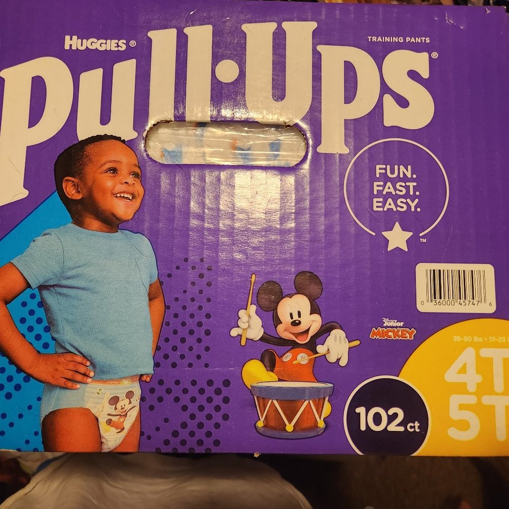 Pullups 4T - 5T, 102ct